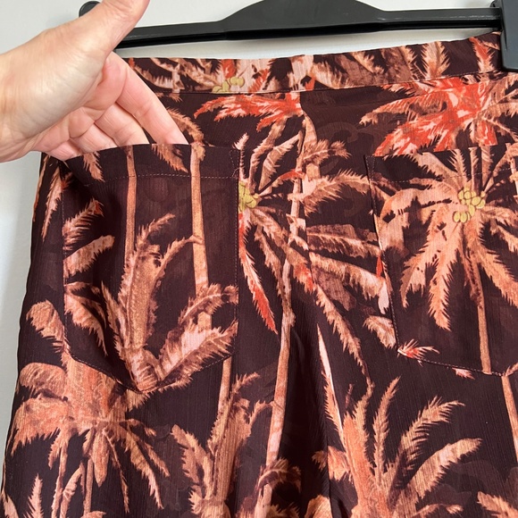 “BN” tropical print wide leg Palazzo pants by Scotch & Soda for spring - Picture 7 of 12